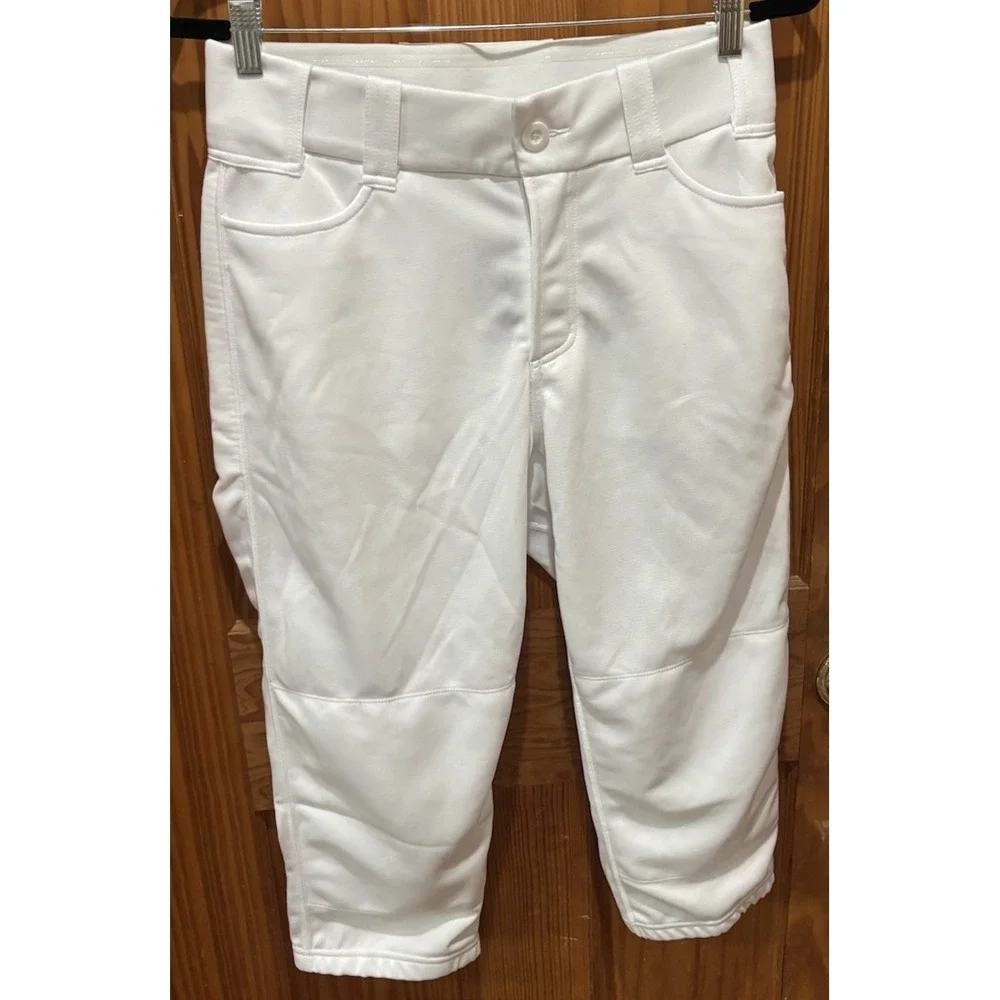 NWT Beroy White Athletic Baseball Or Softball Knickers Pants Men's Med
